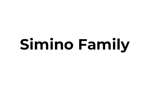 Text reading “Simino Family” in bold black letters on a white background