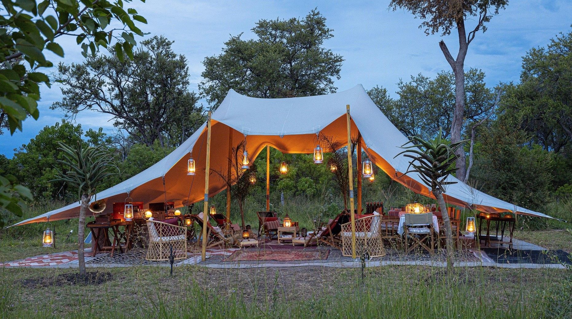 Feline Fields Vintage Camp Lounge Area