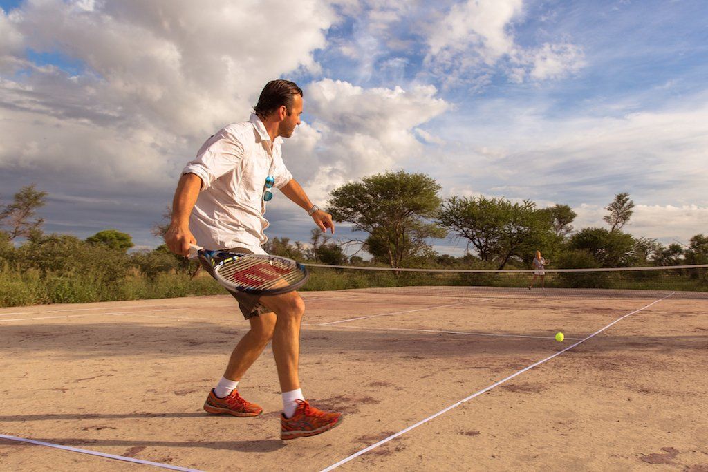 Feline Fields Lodge tennis