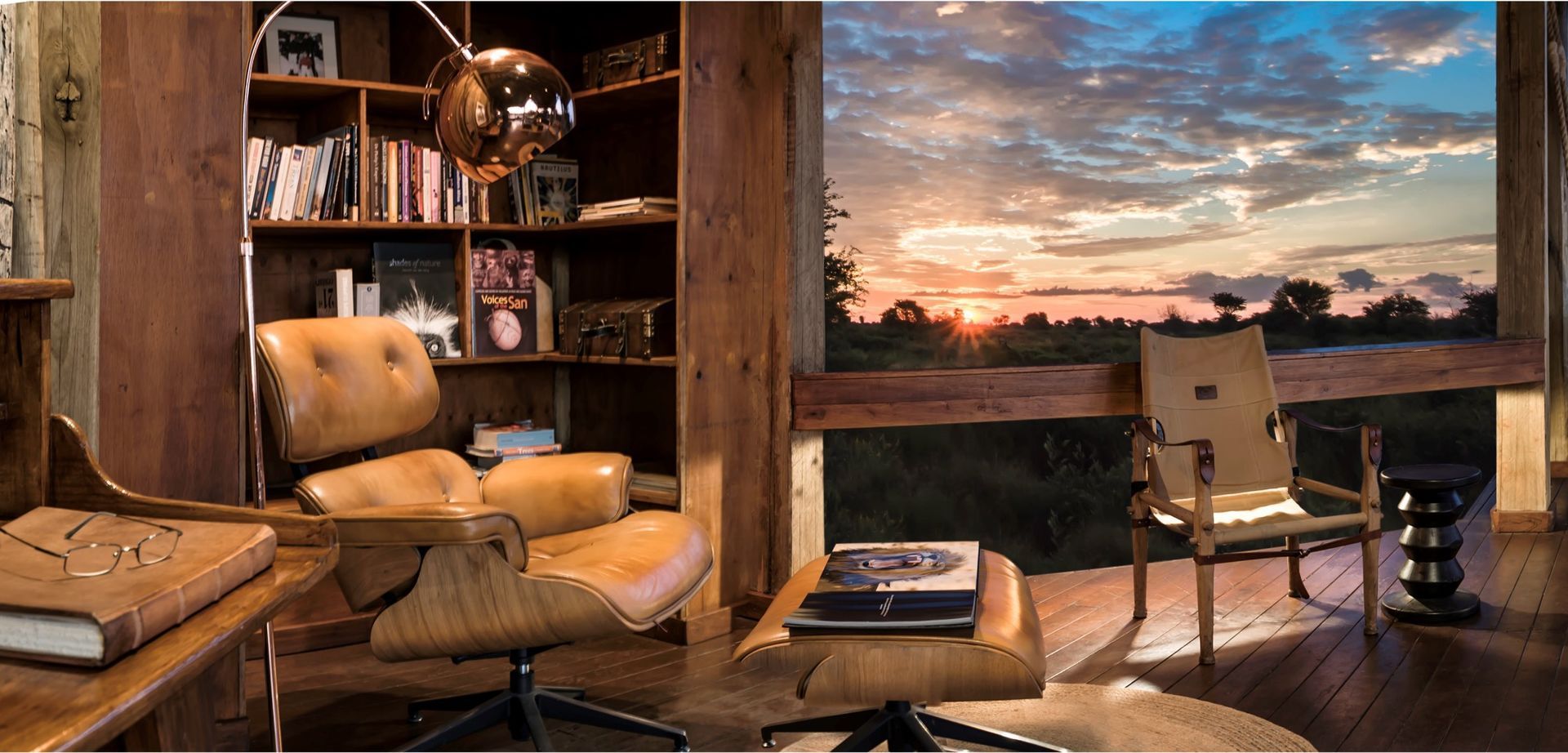 Feline Fields Lodge Library