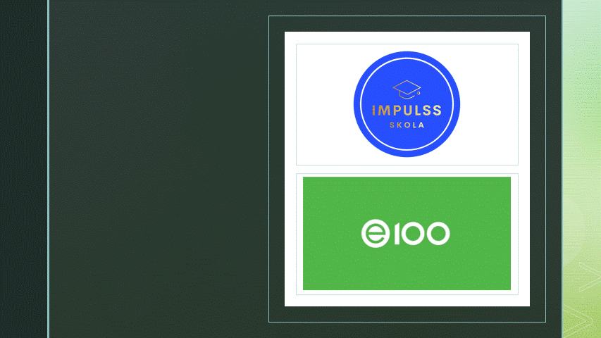 A graphic featuring the blue circular 