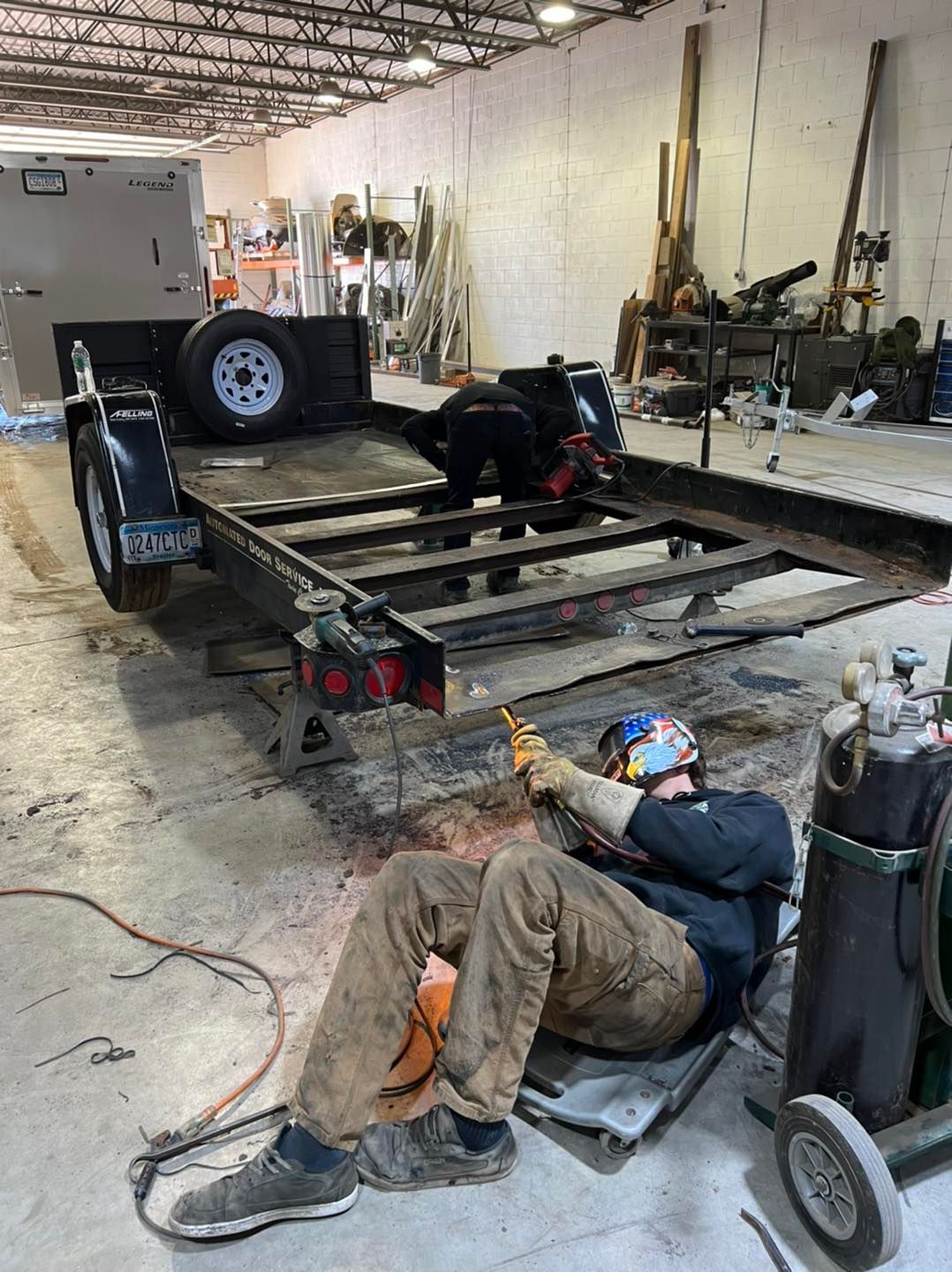 Car With Trailer — Minneapolis, MN — SCHMOS SERVICES