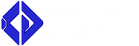 Purple geometric logo with the words “KRAS DESIGN” in white on a black background