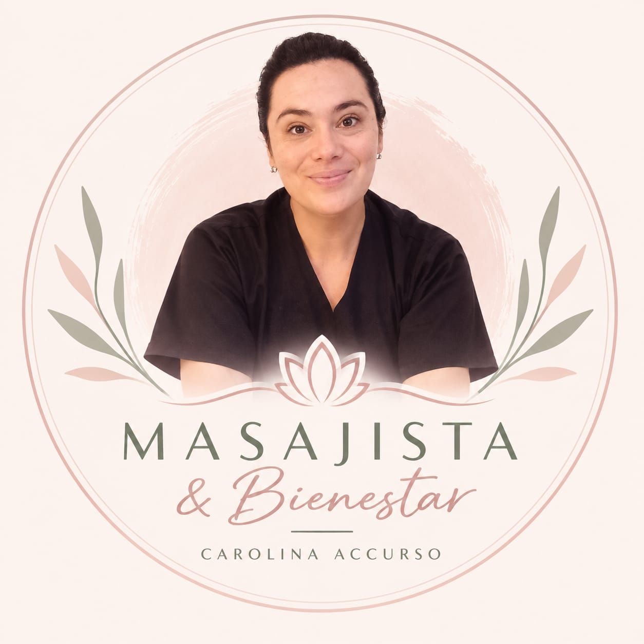 Logotipo de Masajista y bienestar Carolina Accurso