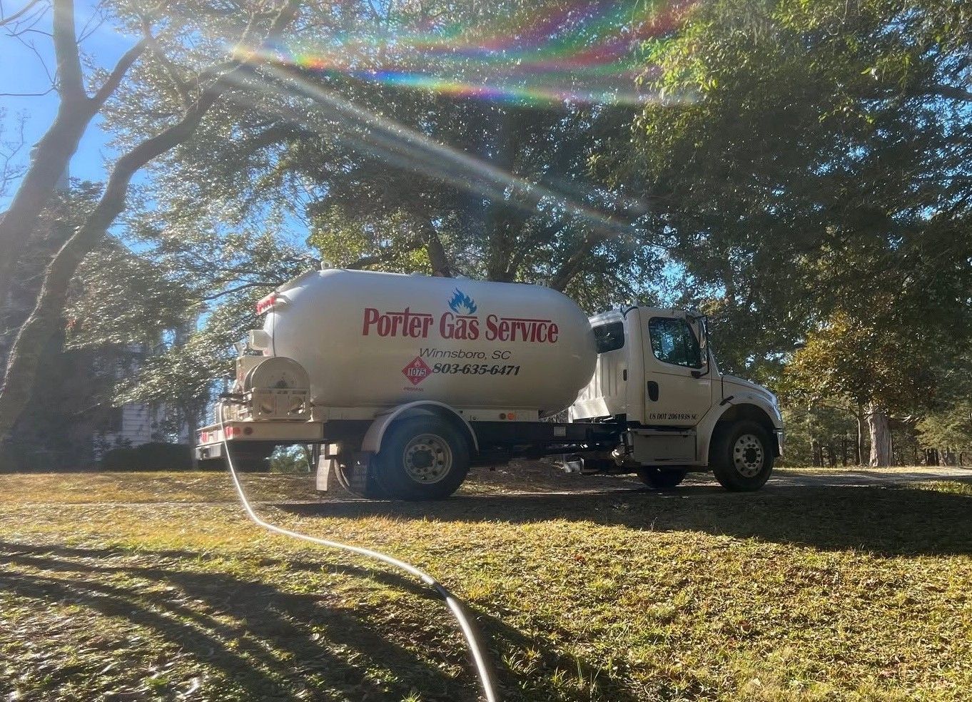 Porter Gas propane refill service in Winnsboro SC