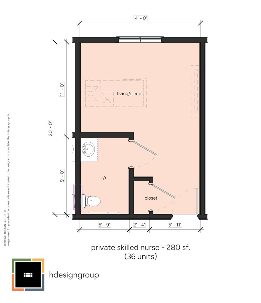 Skilled Nursing Units floor plan