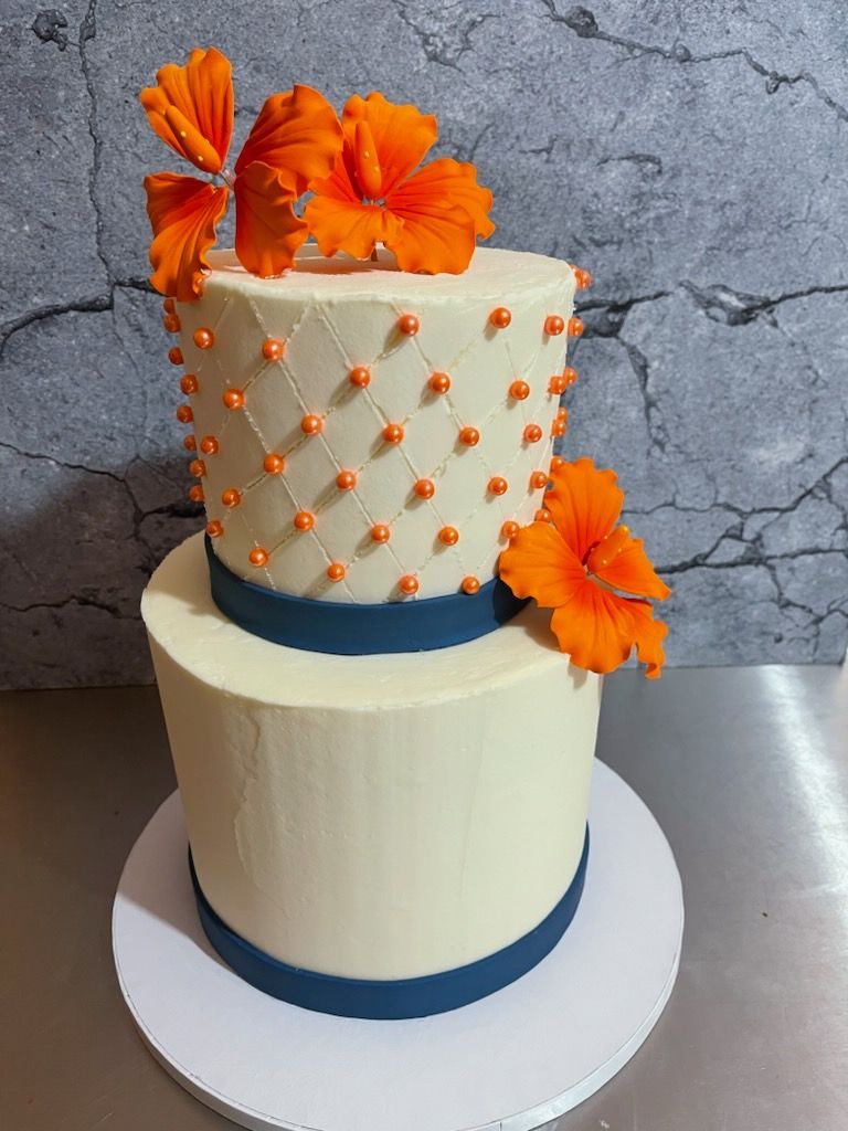 2 Tier Wedding Cakes