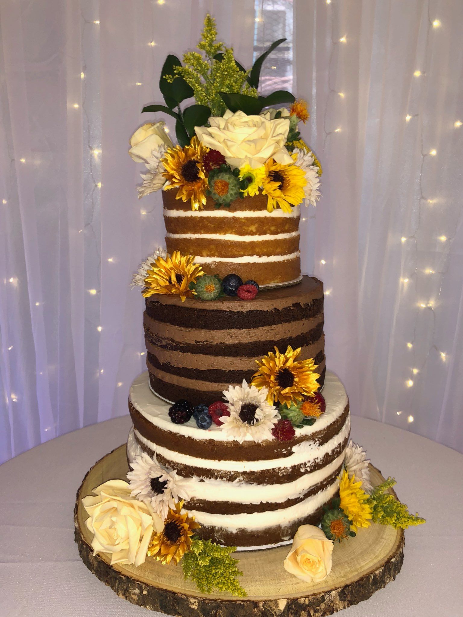 3 Tier Wedding Cakes