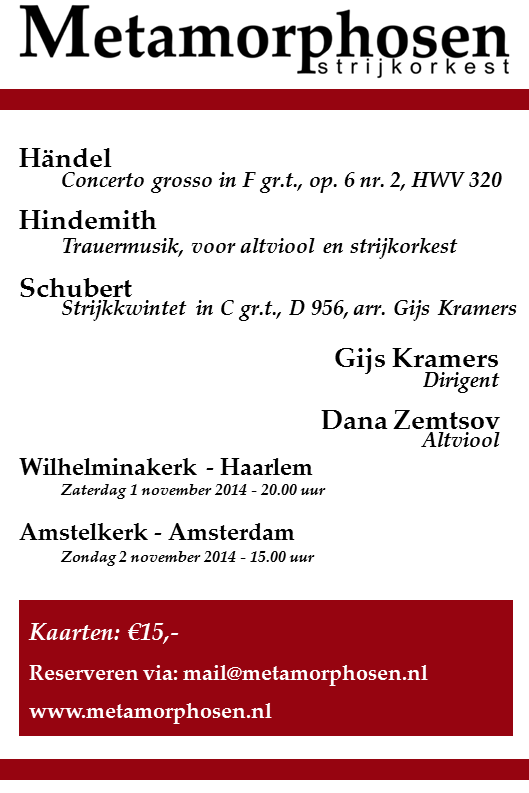 Flyer Programma 2014