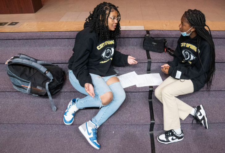 peer mediators at city springs elementary middle school