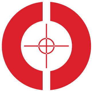 A red circle with a cross in the middle of it