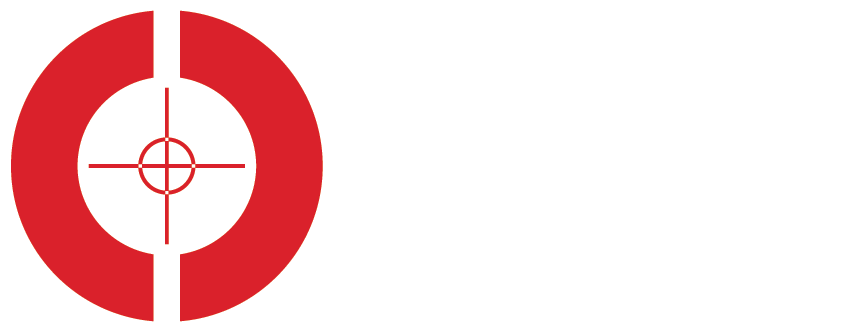 The logo for coyles pest control houston has a target in the middle of it.
