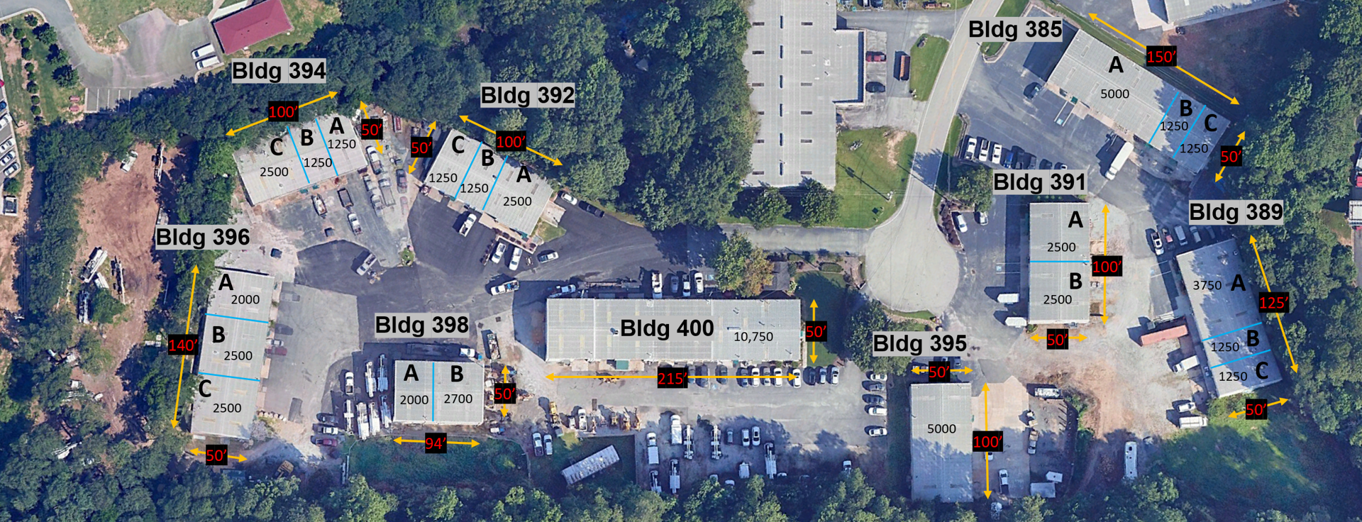 Farmer Ct. Business Park site map