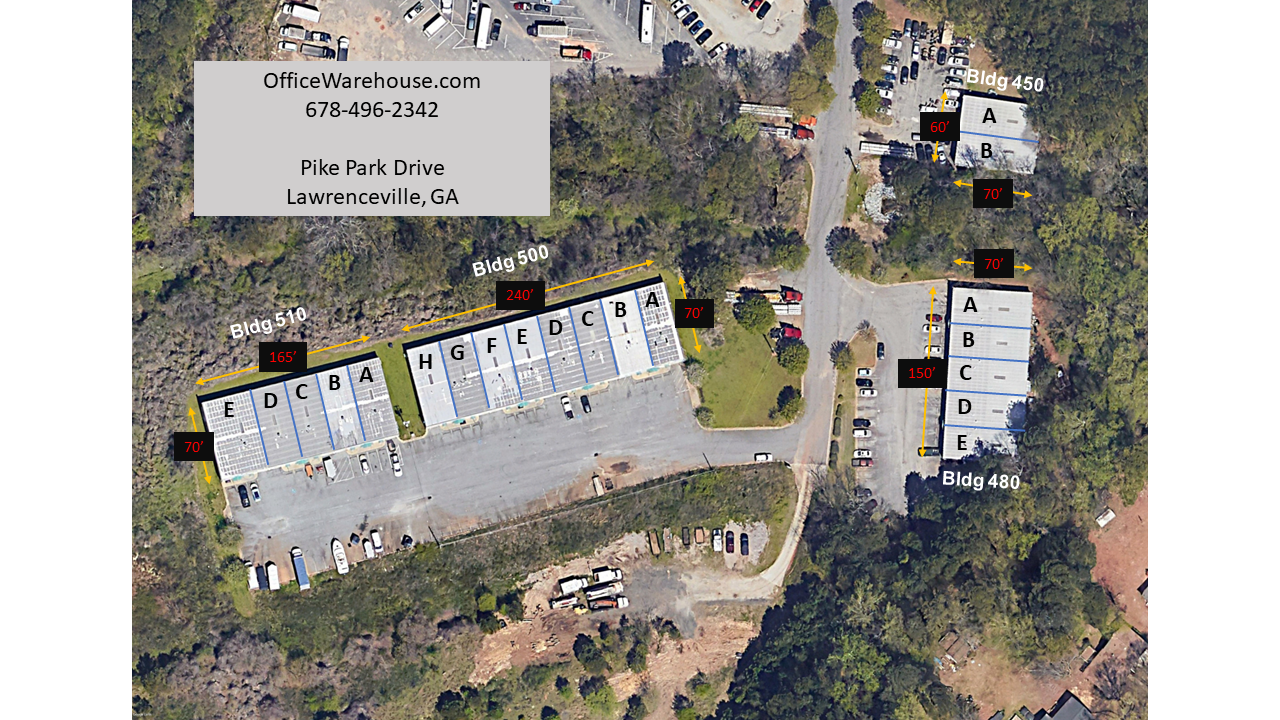 Pike Park Industrial Center site map
