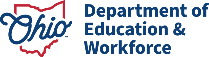 The logo for the department of ohio education and workforce