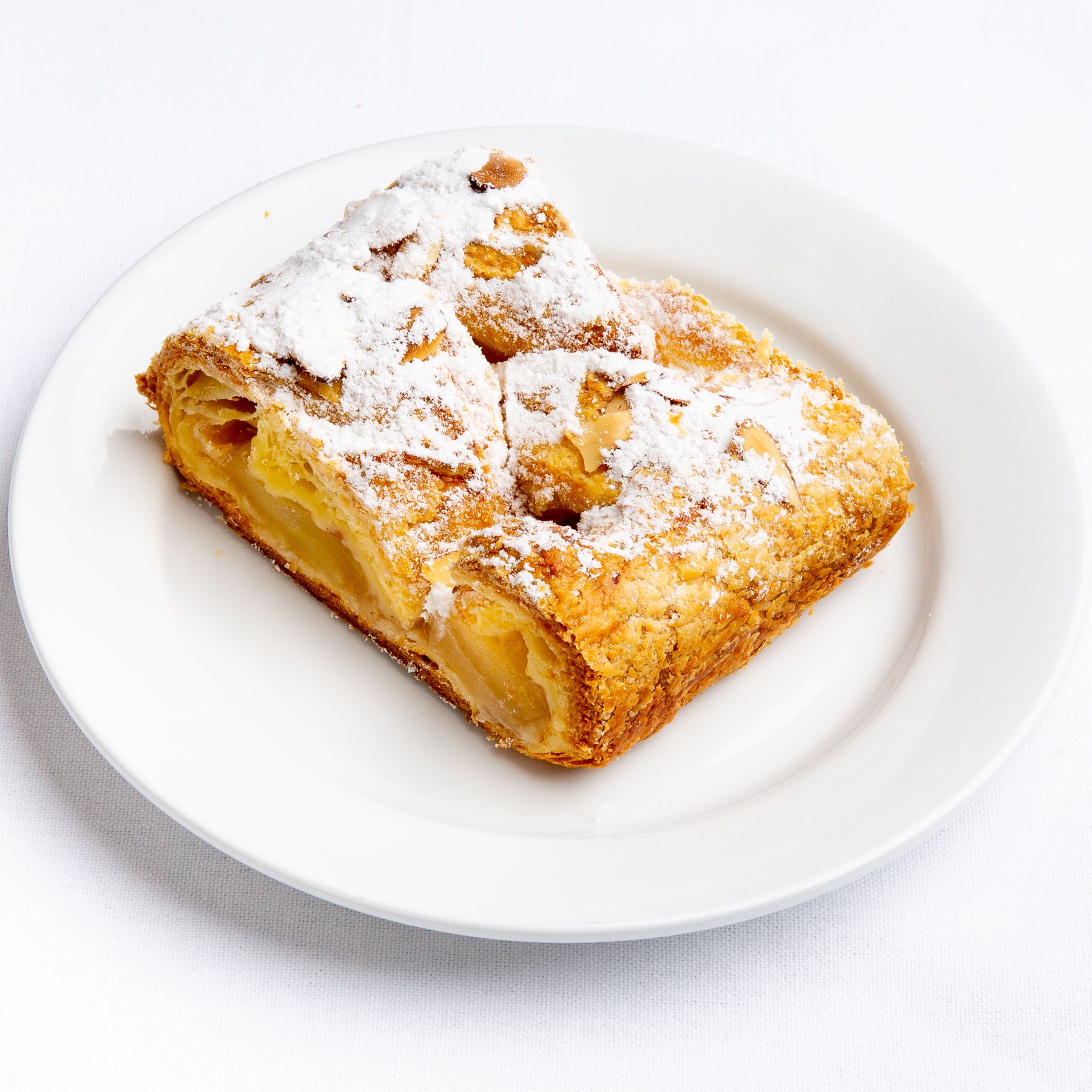 Danish Style Apple Strudel Slice