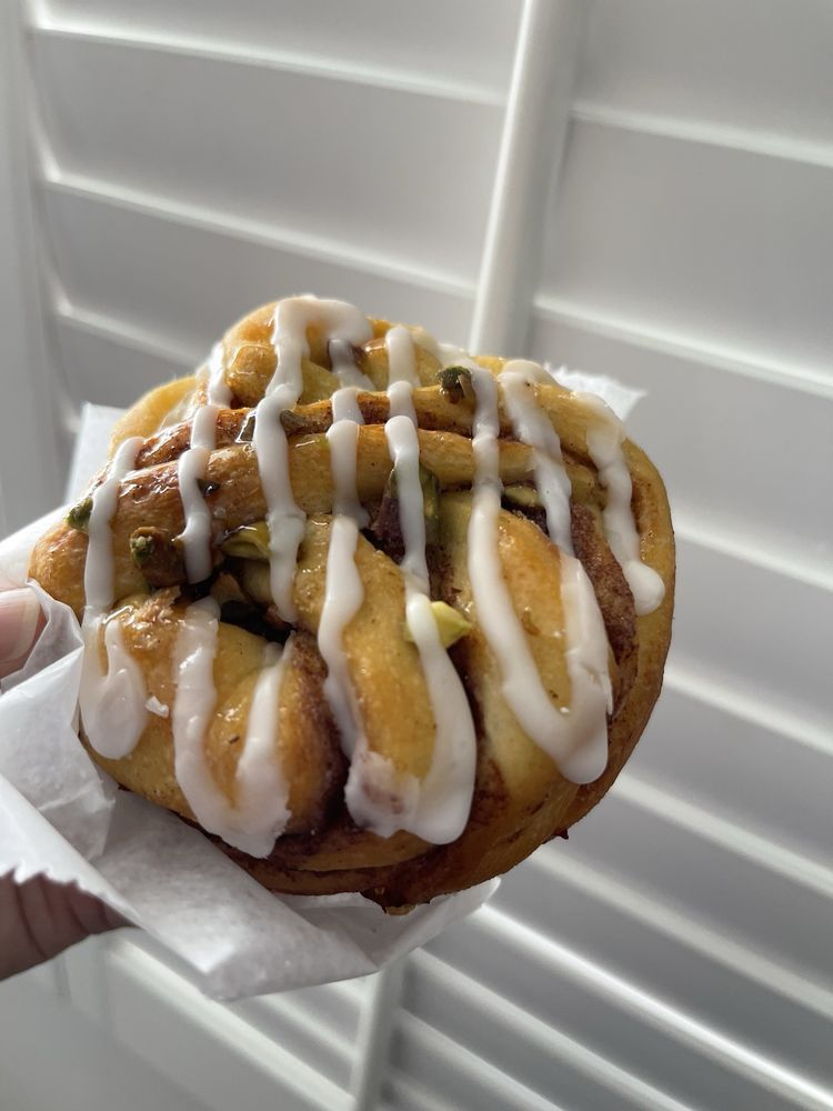 Pistachio Cinnamon Roll