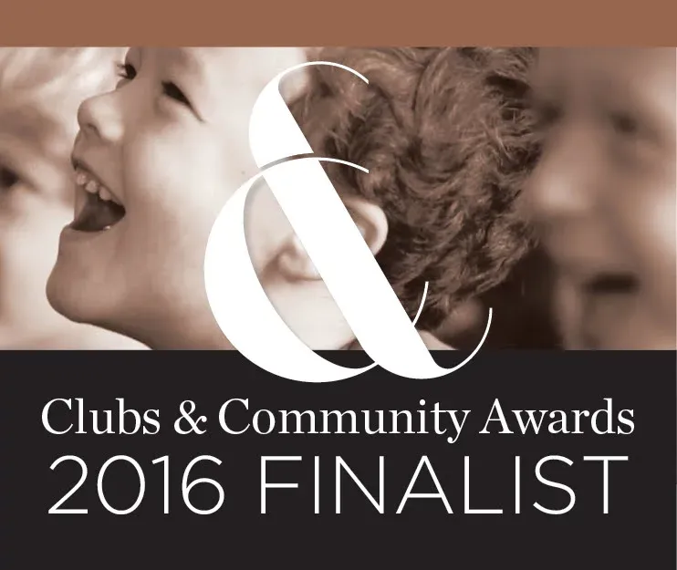 A poster for the clubs & community awards 2016 finalist