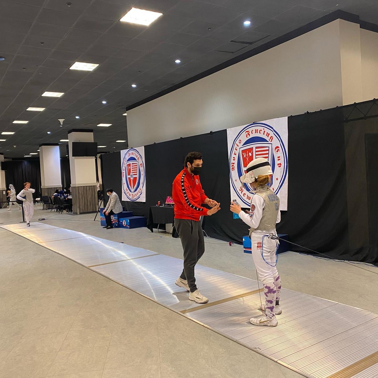 Kid Training a Fencing — Metuchen, NJ — Premier Fencing Club