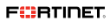a blurred image of the word fortinet on a white background