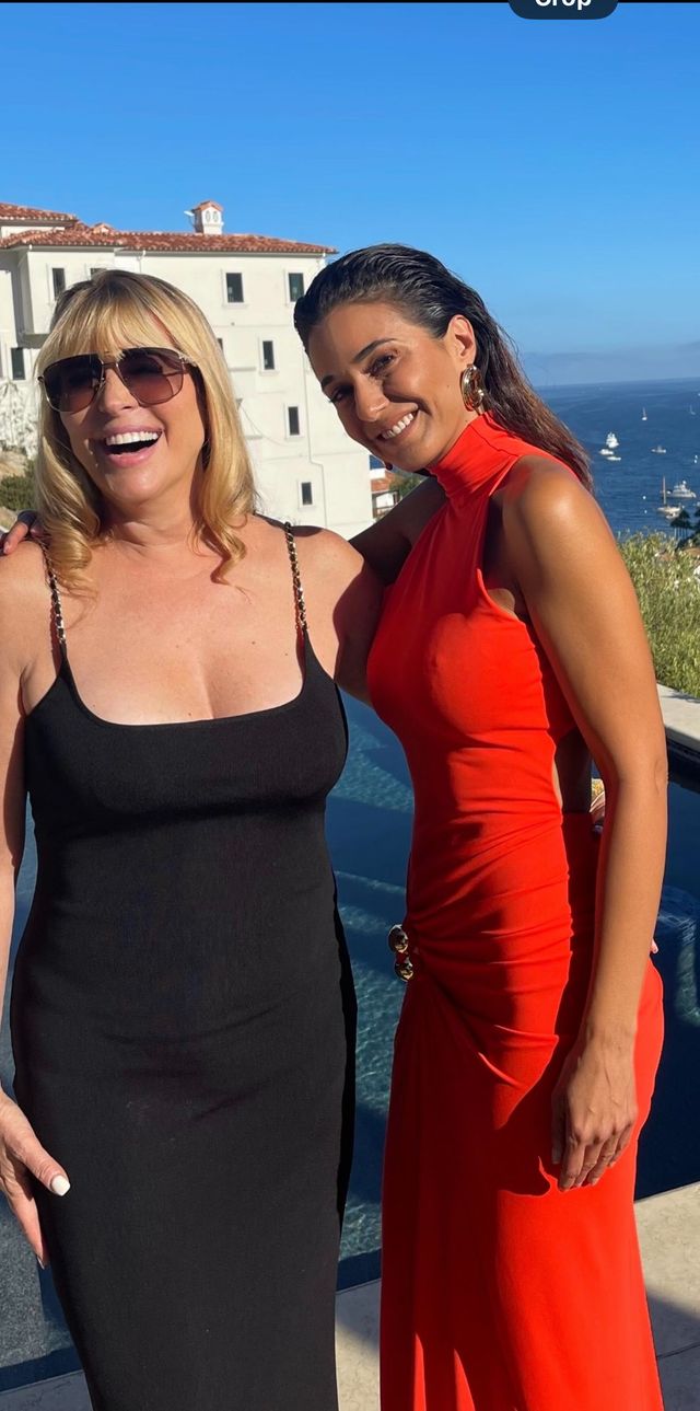 Barbara J. Ross with Emmanuelle Chriqui
