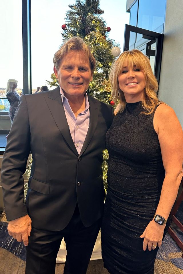 Mike Ross and Barbara J. Ross at the LA Rotary 5 Christmas party