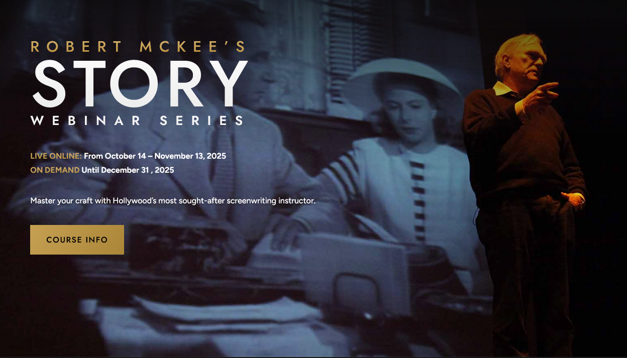 Robert McKee's STORY webinar series