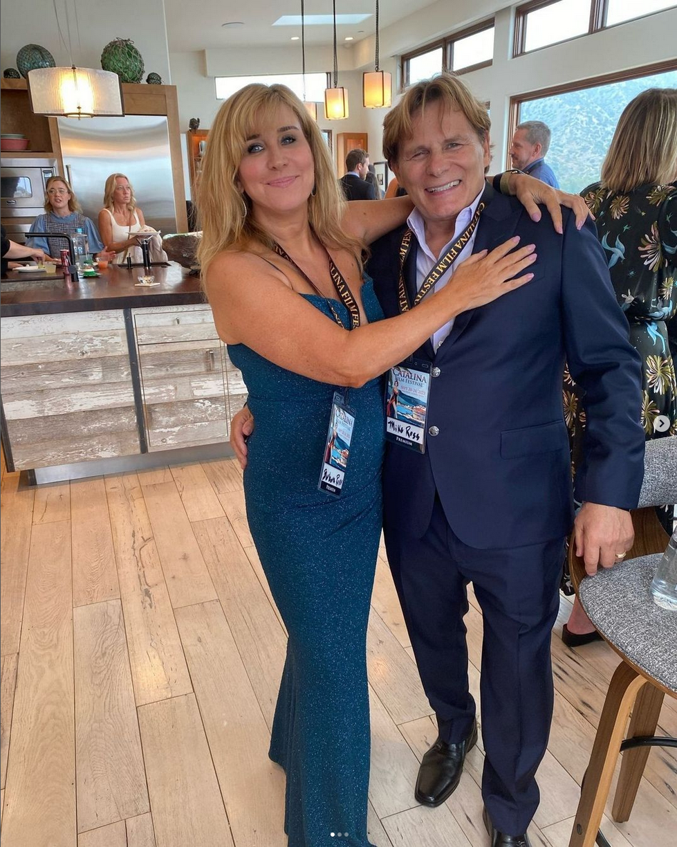 Mike and Barbara Ross at the Catalina Film Festival.