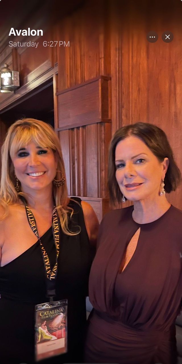 Barbara J. Ross with Marcia Gay Harden