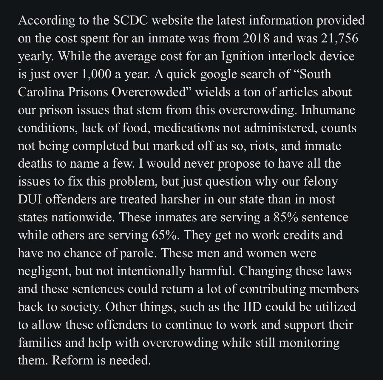 Editorial Letter — North Charleston, SC — Donna Jarrell Ministries