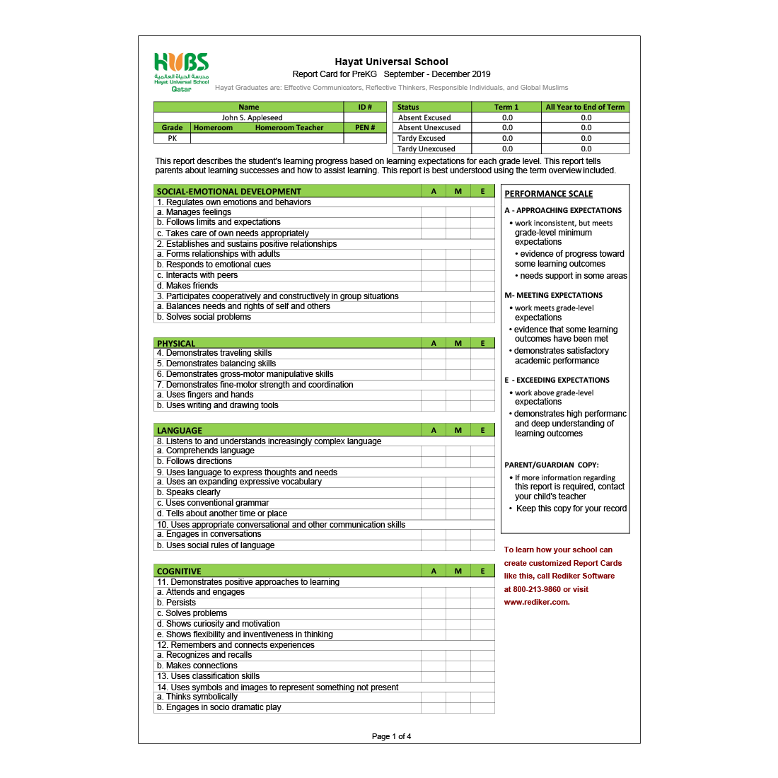 International Report Sample