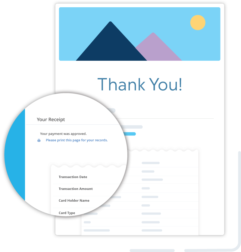 Donor Payment Receipts
