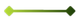 Light green horizontal line with diamond-shaped ends on a white background