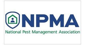 NPMA logo with green house icon and blue text, National Pest Management Association