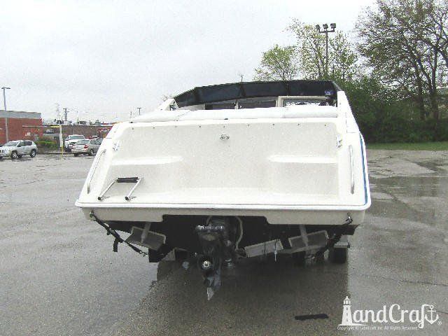 Wellcraft boat with completed exterior repairs and new exterior finish