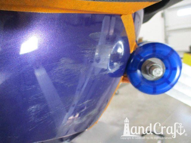 Sea Doo personal watercraft with front hull damage