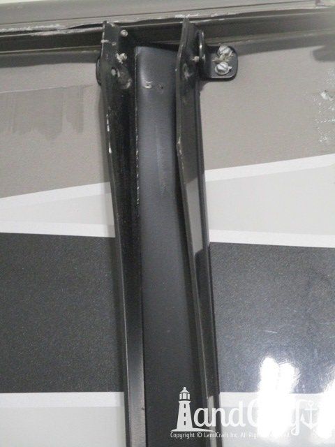 Forest River RV bent awning rail due to accident