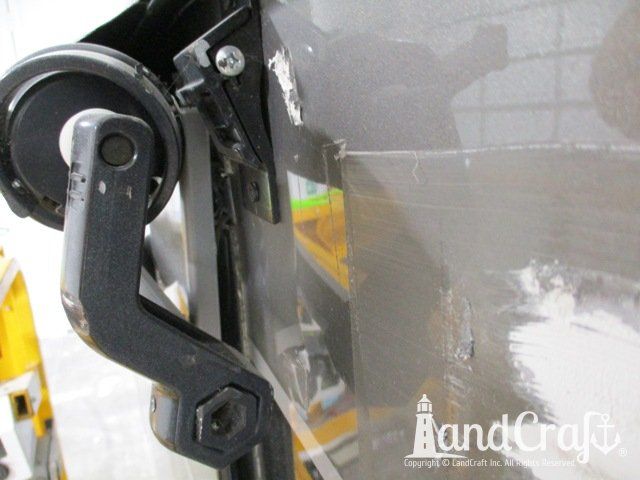 Forest River RV damaged awning rail and fiberglass damage due to accident