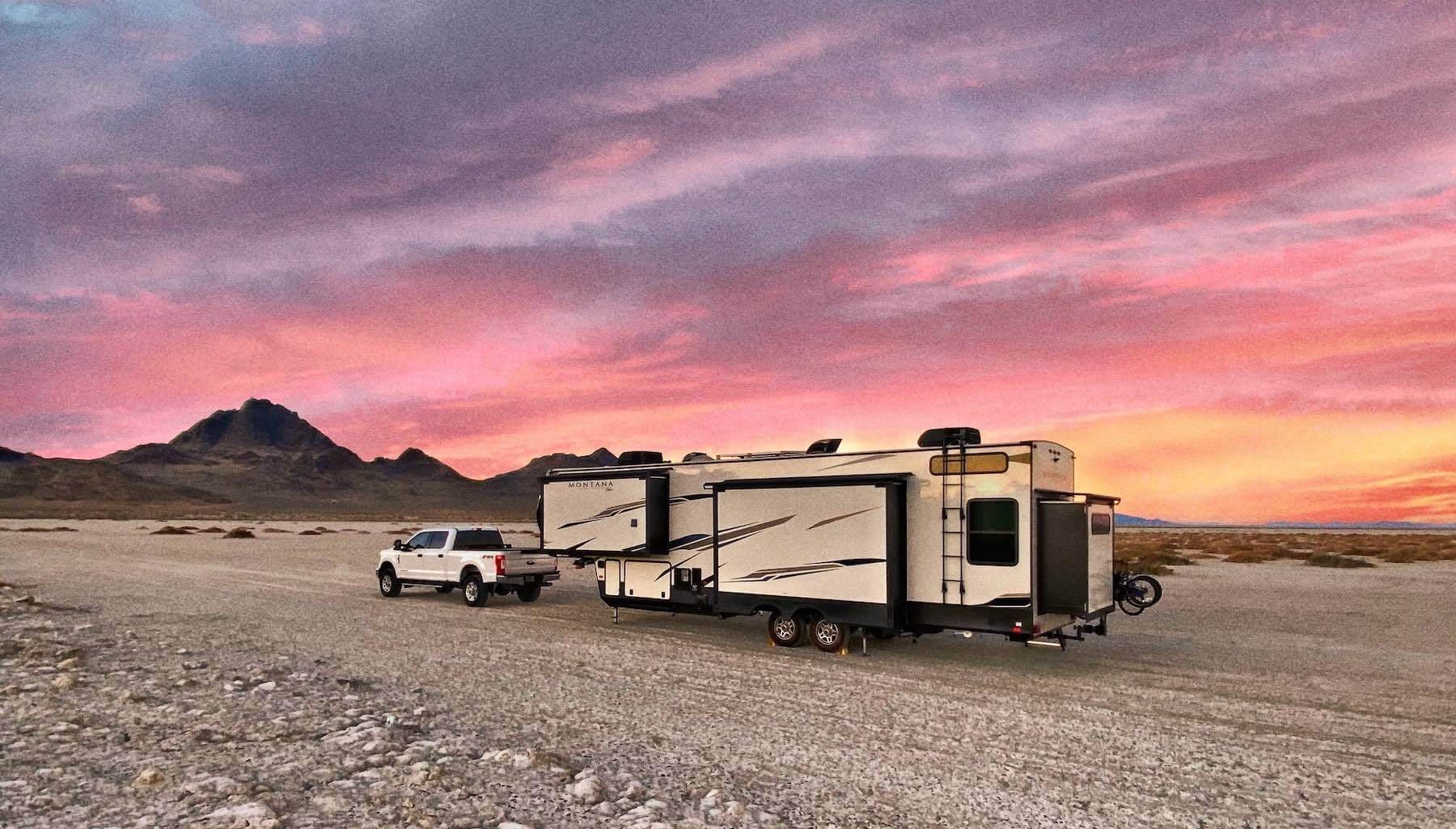 RV trailer transport