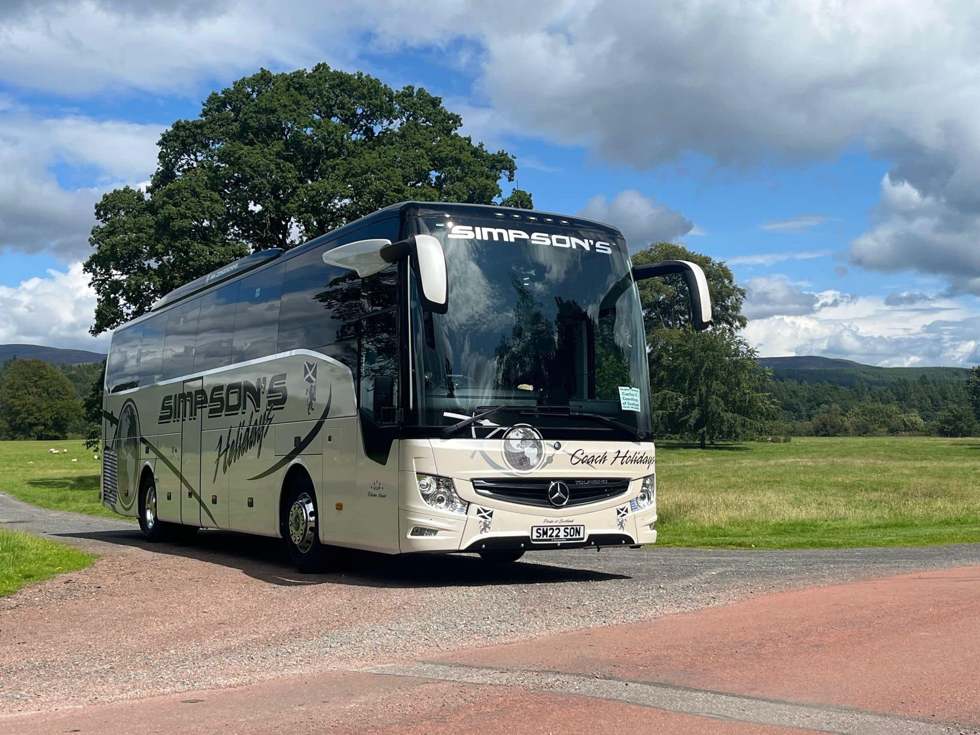 Coach for UK and Europe tours