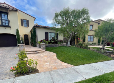 perfect front yard in orange county ca