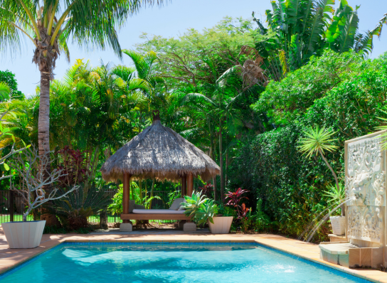 best backyard landscape design with pool in orange county