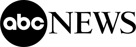 ABC News logo in black and white, with a black circle containing “abc” next to “NEWS” text