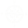 Faint circular compass rose or wheel symbol on a white background
