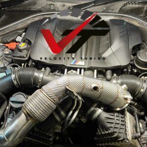 BMW F10 M5 M6 HEAT SHIELDED DOWNPIPES 2011-2016