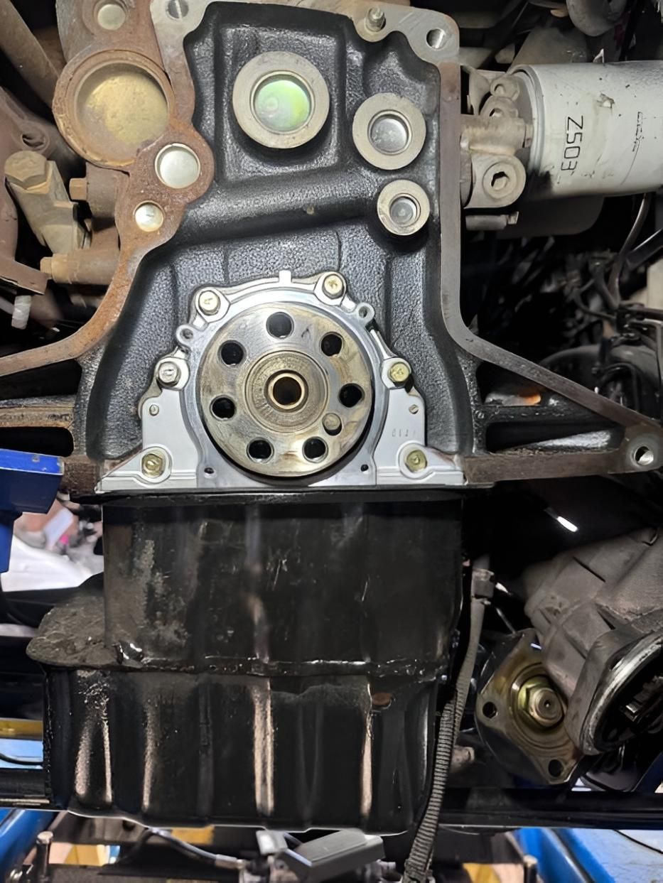 Engine timing cover and components being worked on by a trusted mechanic in Nowra