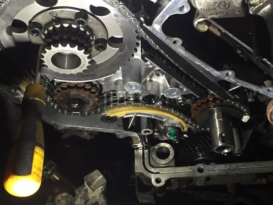 Diesel Engine Being Serviced By A Mechanic In Nowra