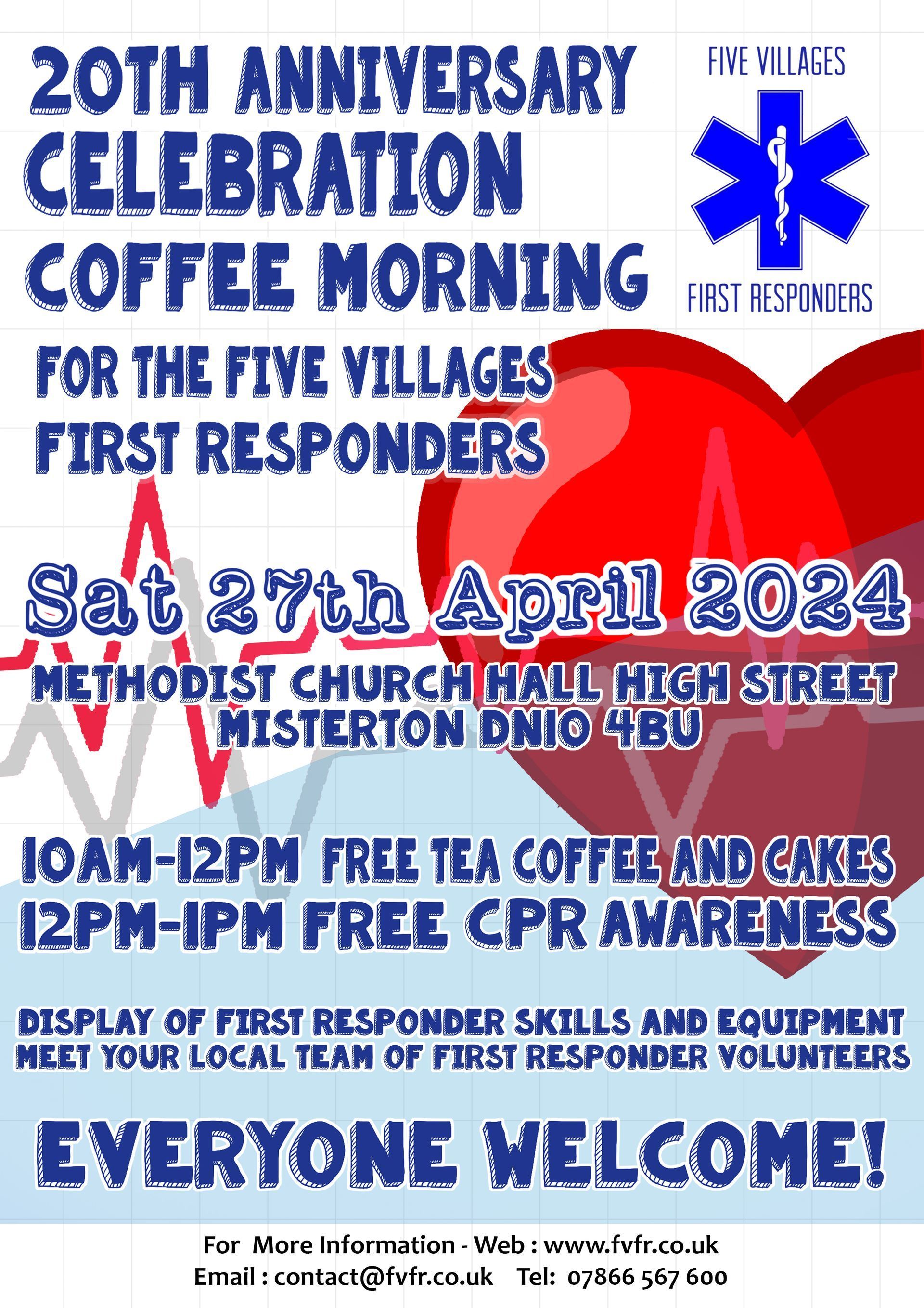 Five Villages First Responders 20th Anniversary