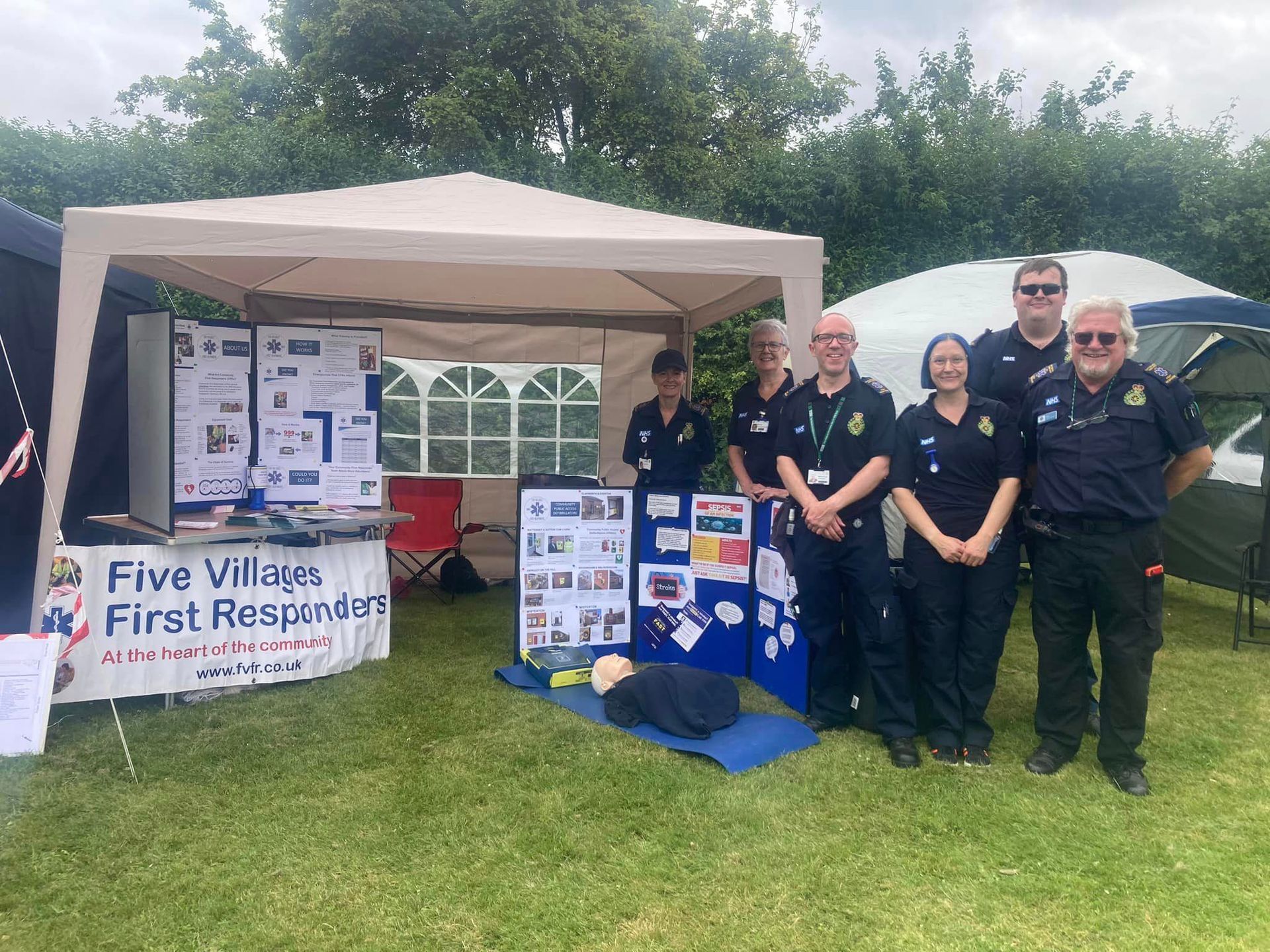 Five Villages First Responders at Gringley Open Gardens & Classic Car Event