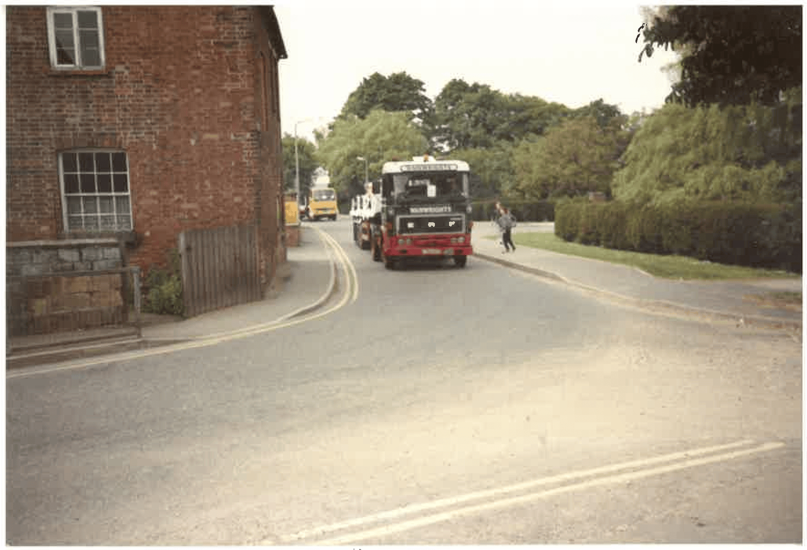Wainwrights lorry carrying a parade float in Ashby Carnival.